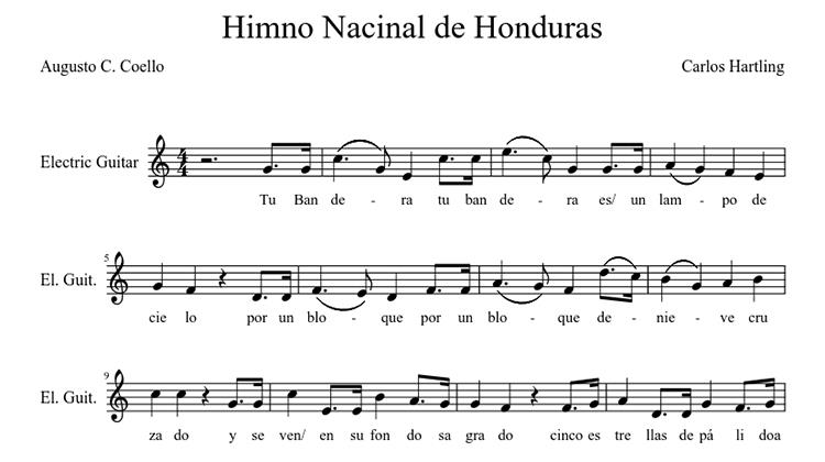 Himno Nacional de Honduras